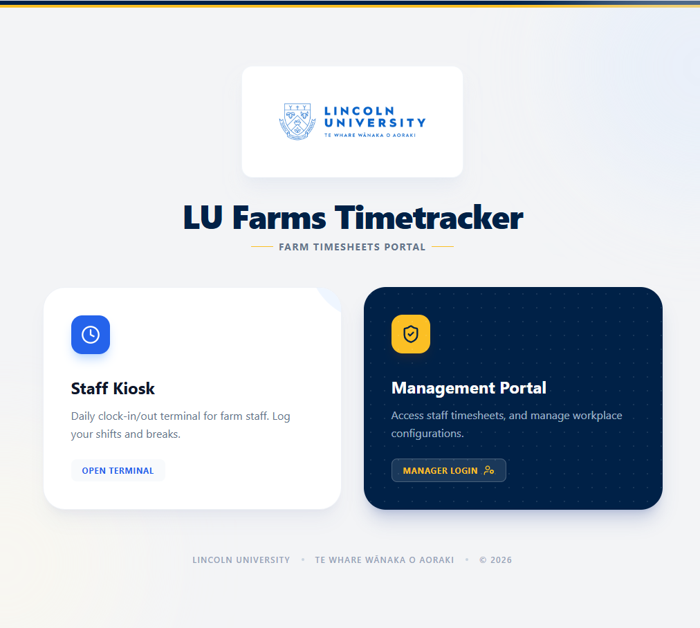 Time Clock App